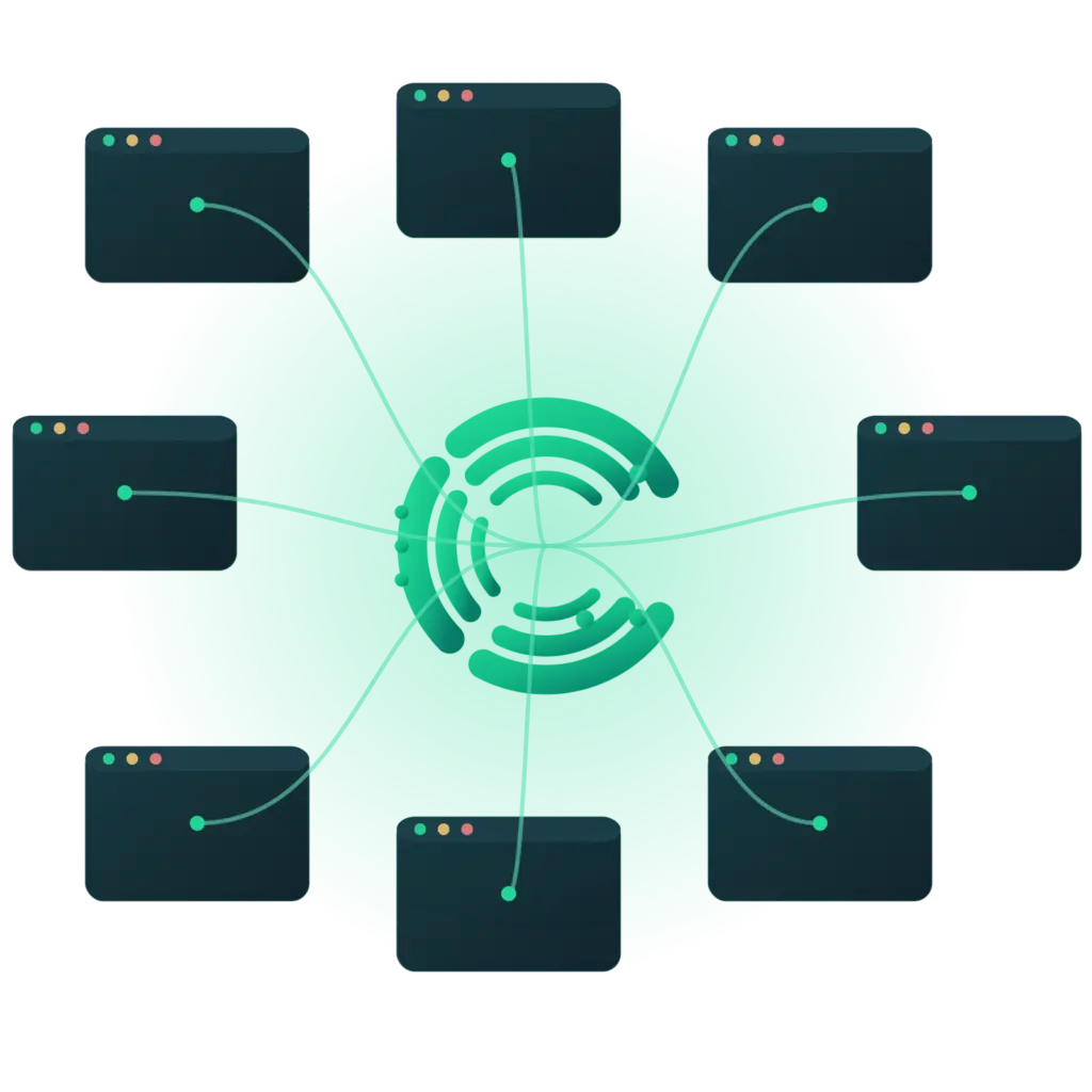 Mehrere WordPress-Websites verbunden mit einem zentralen cachly-System Mehrere WordPress-Websites verbunden mit einem zentralen cachly-System